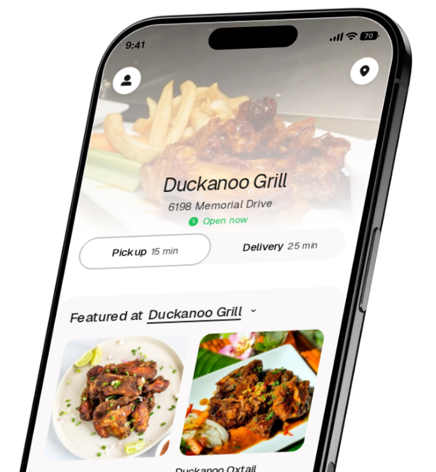 Duckanoo Grill app preview