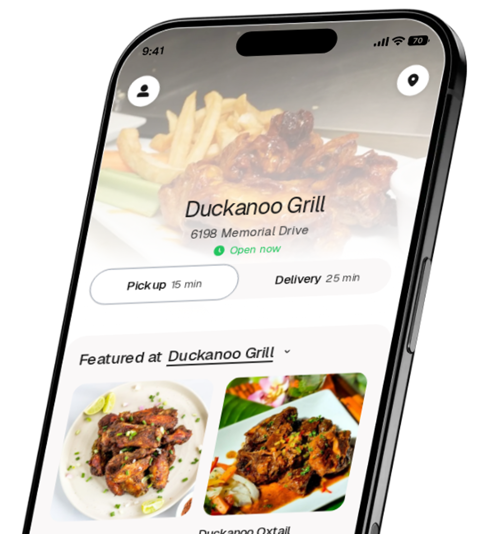 Duckanoo Grill app preview