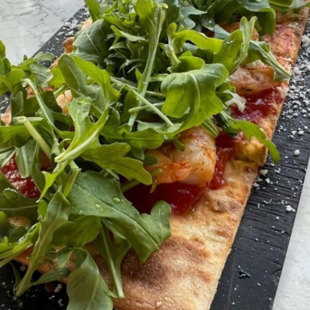 Shrimp Flatbread.