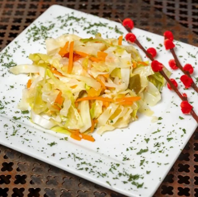 Steamed Cabbage.